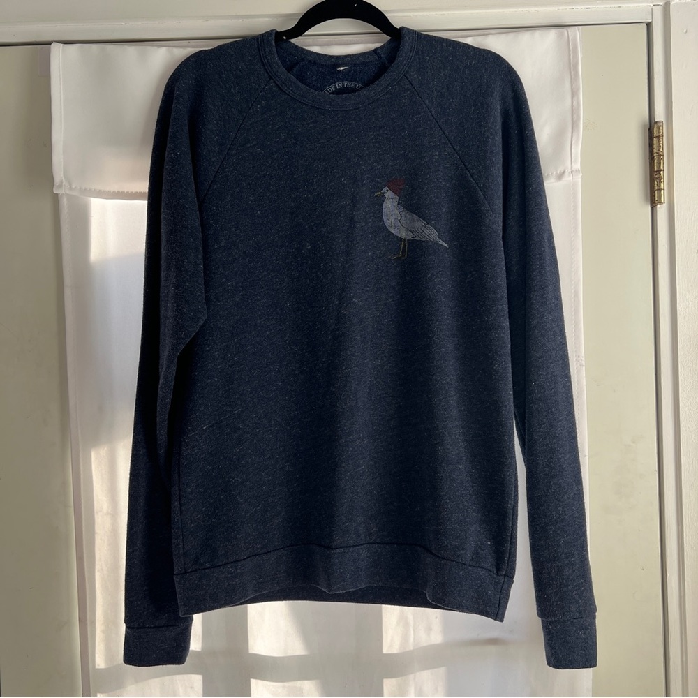 Sault Navy Blue long Sleeve Men’s Sweatshirt Large